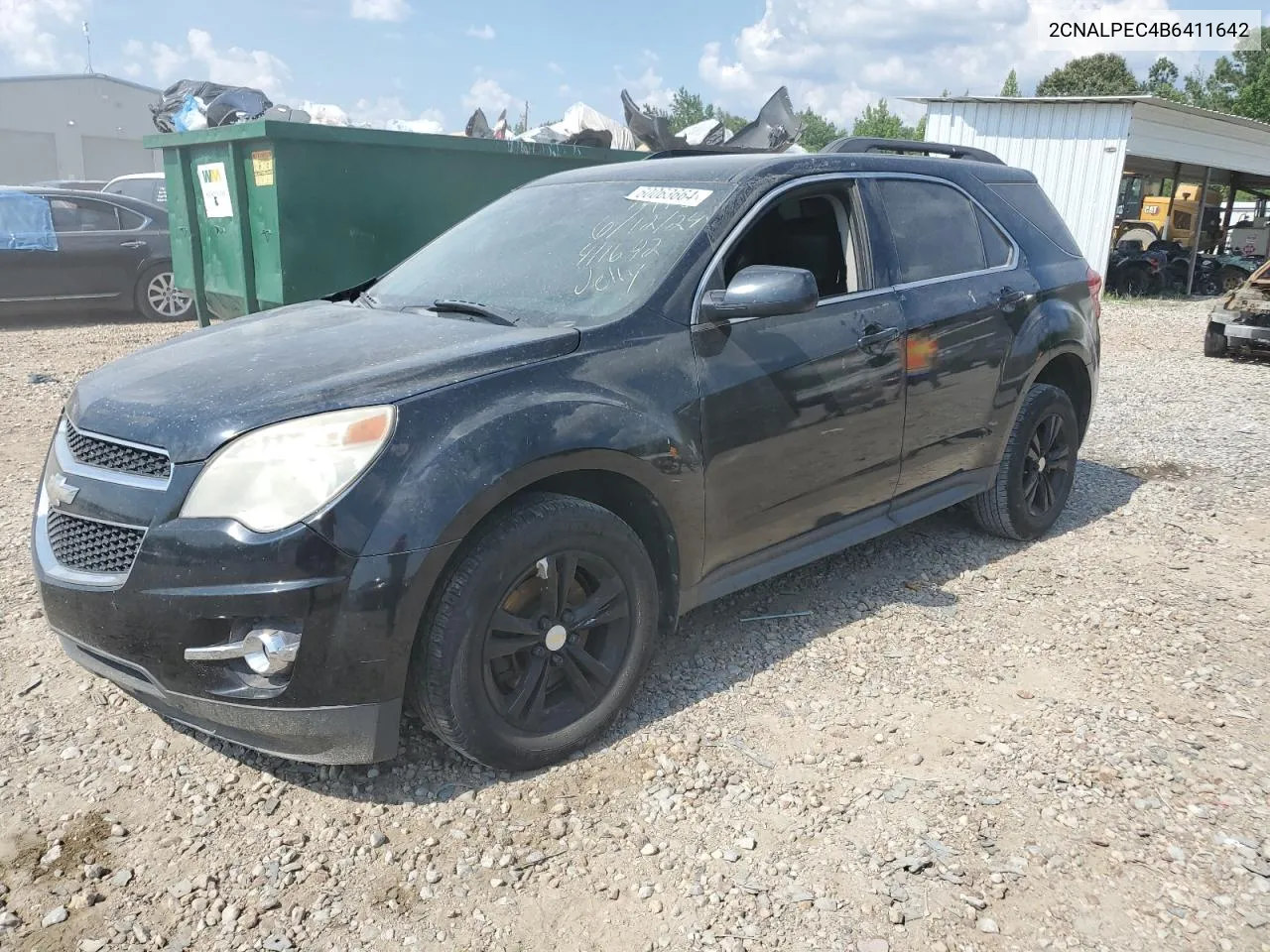 2011 Chevrolet Equinox Lt VIN: 2CNALPEC4B6411642 Lot: 60063664