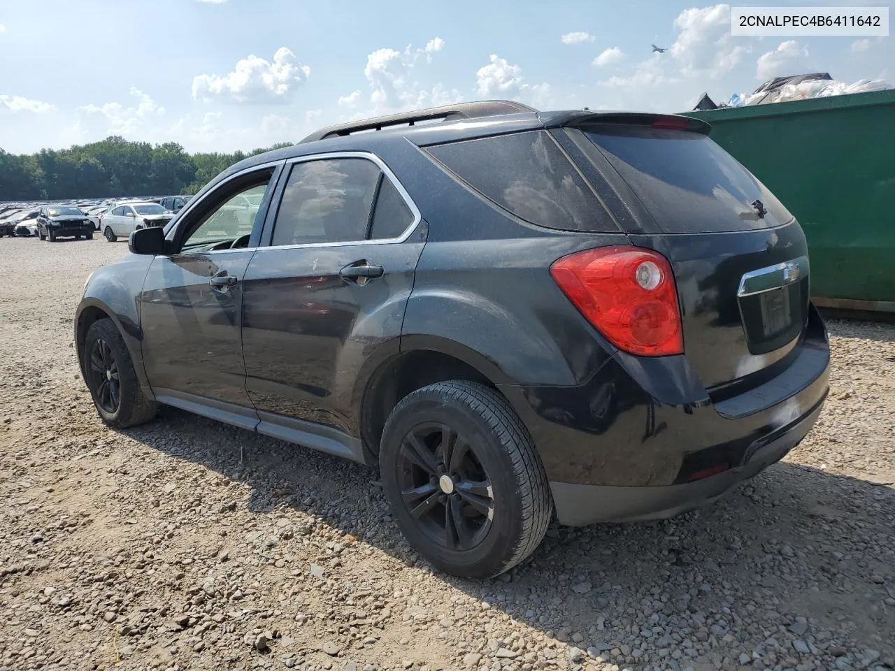 2011 Chevrolet Equinox Lt VIN: 2CNALPEC4B6411642 Lot: 60063664