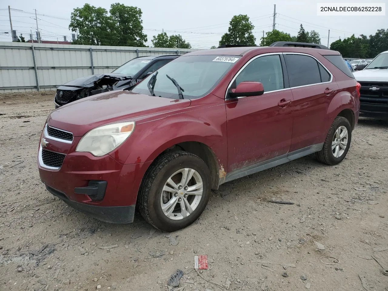 2011 Chevrolet Equinox Lt VIN: 2CNALDEC0B6252228 Lot: 60379764