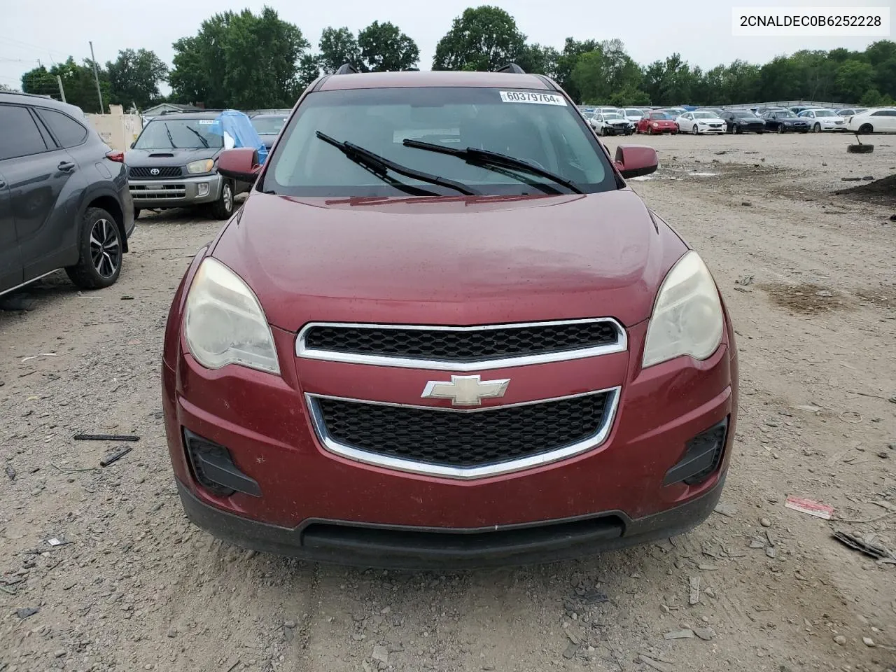 2011 Chevrolet Equinox Lt VIN: 2CNALDEC0B6252228 Lot: 60379764