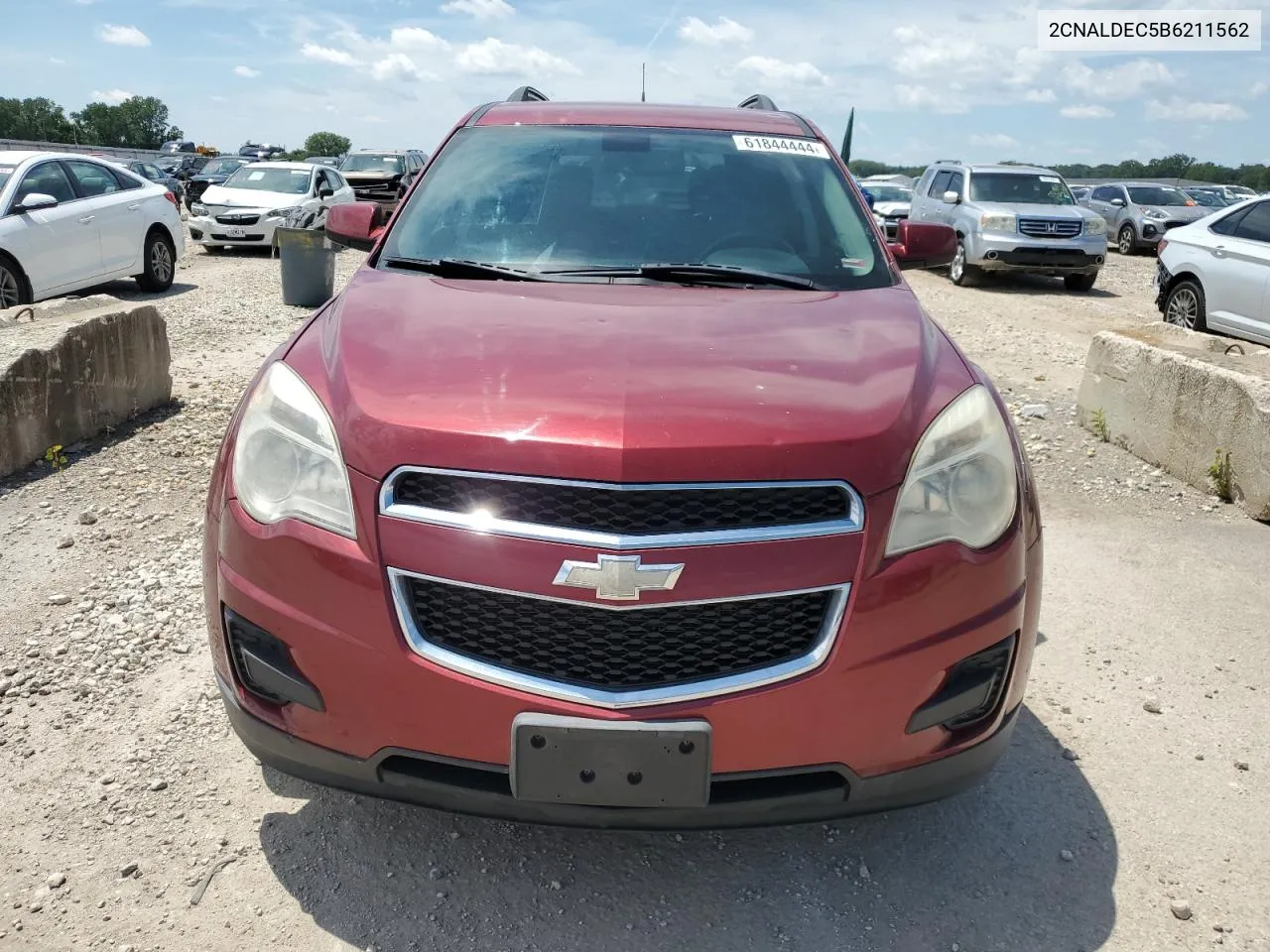 2011 Chevrolet Equinox Lt VIN: 2CNALDEC5B6211562 Lot: 61844444