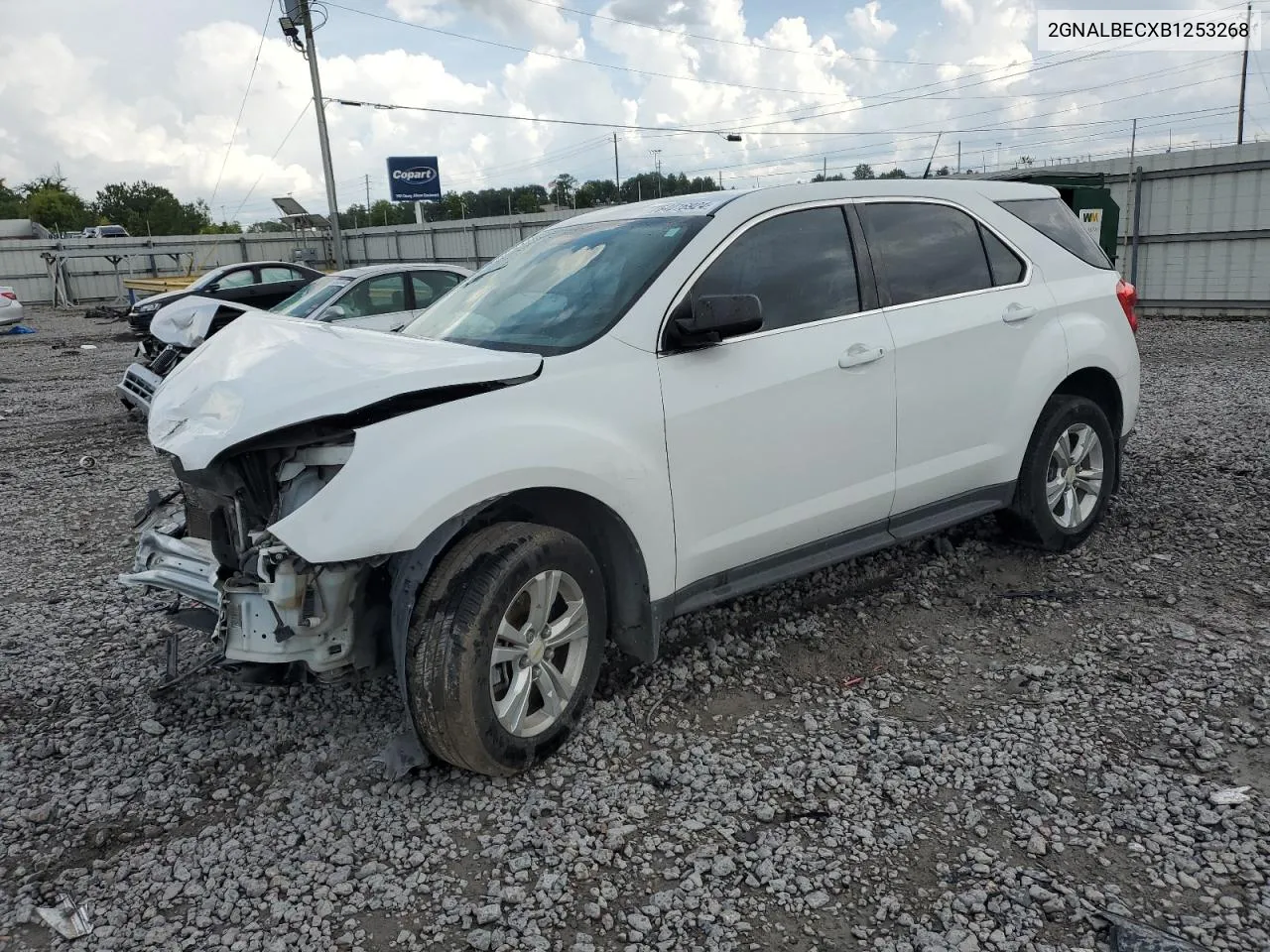 2011 Chevrolet Equinox Ls VIN: 2GNALBECXB1253268 Lot: 64016924