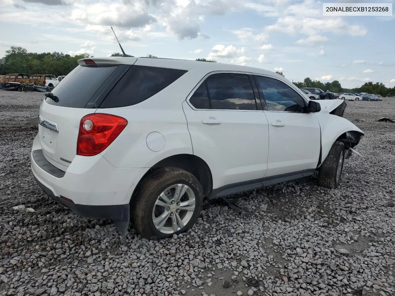 2011 Chevrolet Equinox Ls VIN: 2GNALBECXB1253268 Lot: 64016924