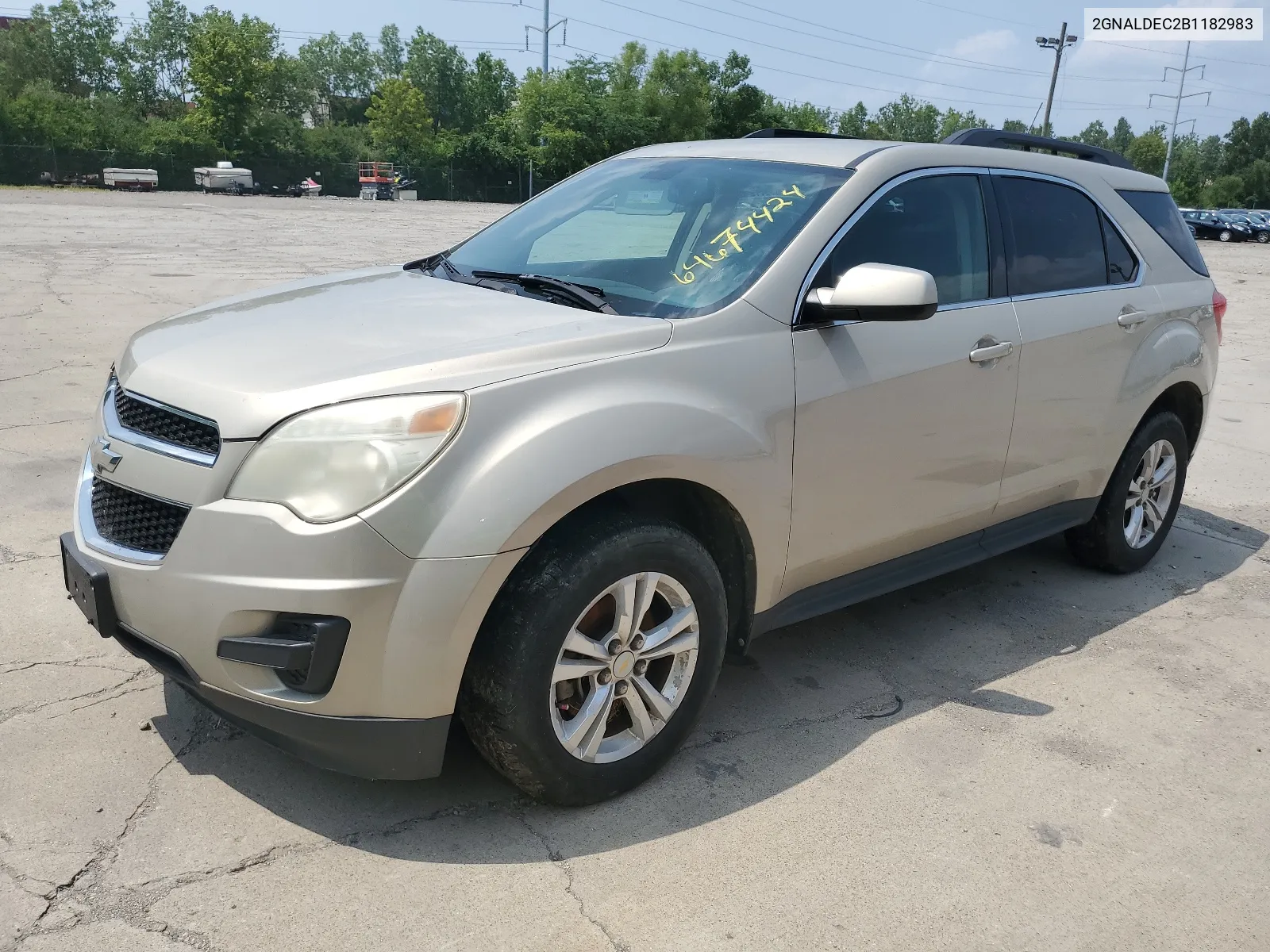 2011 Chevrolet Equinox Lt VIN: 2GNALDEC2B1182983 Lot: 64674424