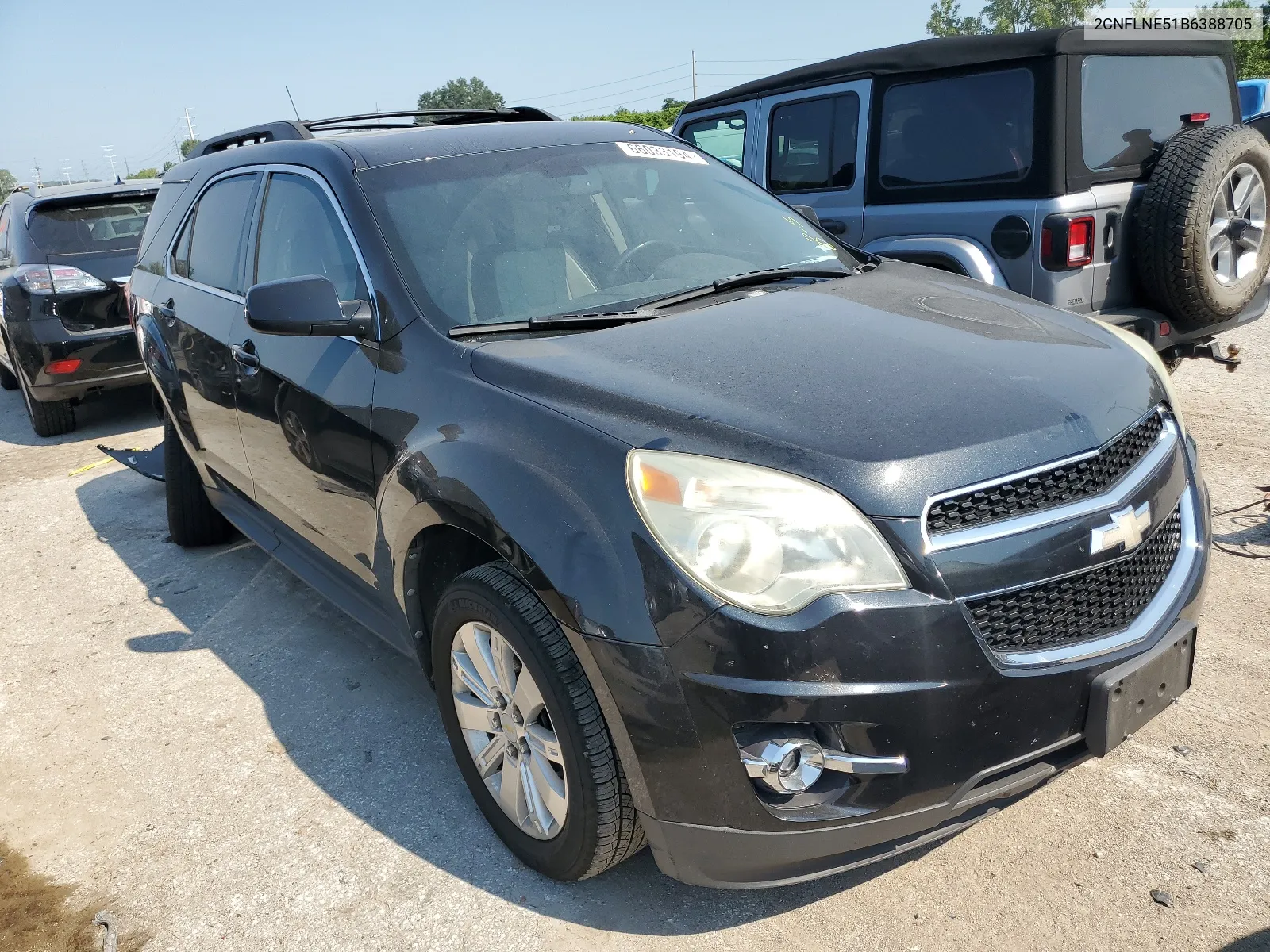 2CNFLNE51B6388705 2011 Chevrolet Equinox Lt