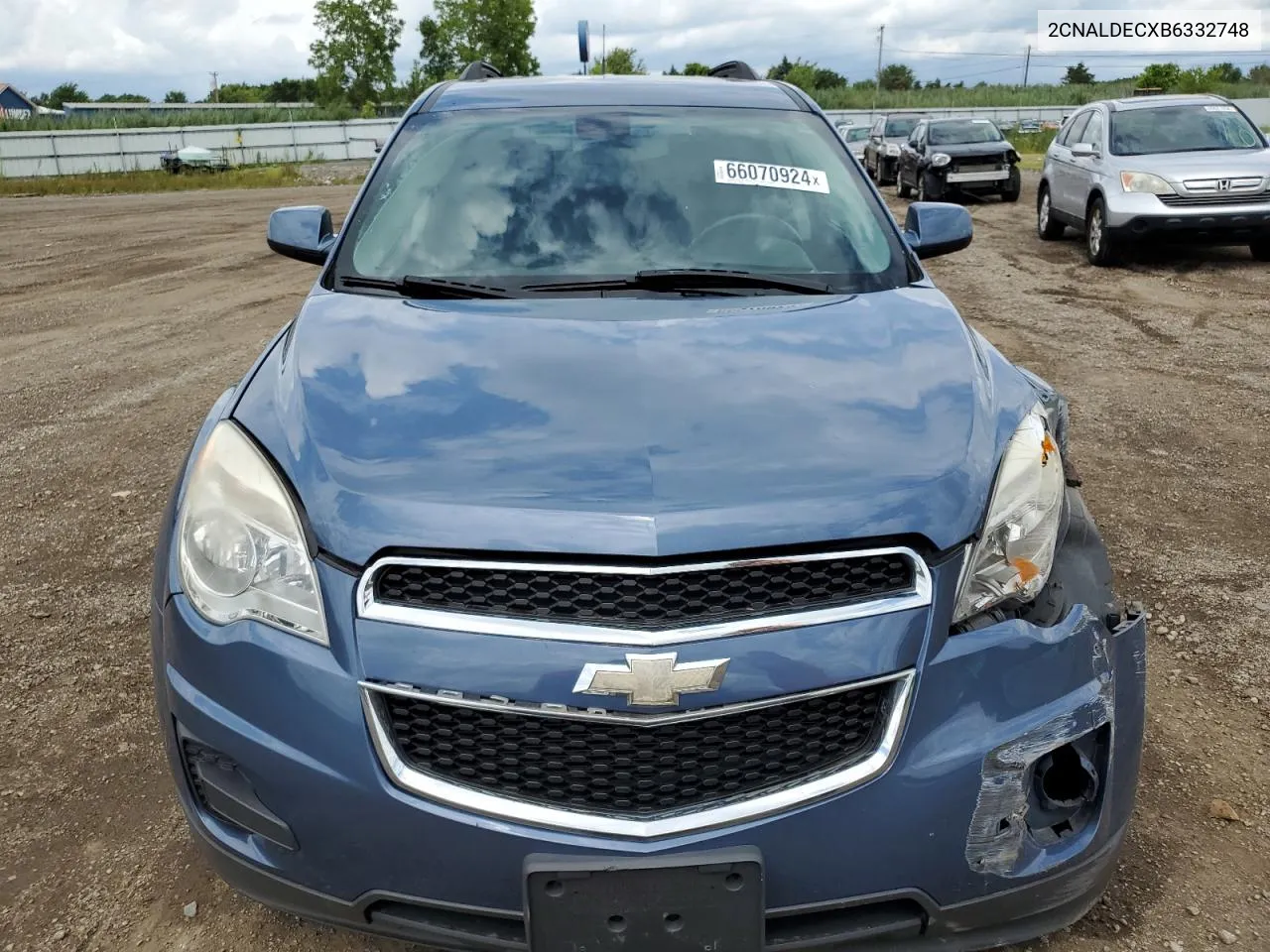 2011 Chevrolet Equinox Lt VIN: 2CNALDECXB6332748 Lot: 66070924