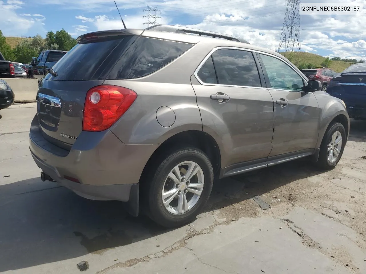 2011 Chevrolet Equinox Lt VIN: 2CNFLNEC6B6302187 Lot: 67570574