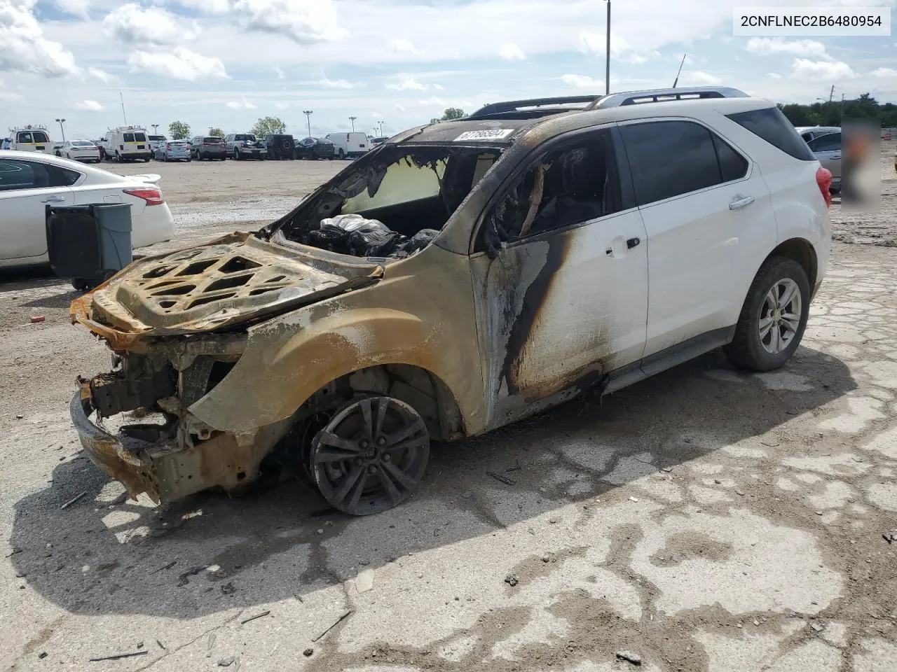 2CNFLNEC2B6480954 2011 Chevrolet Equinox Lt