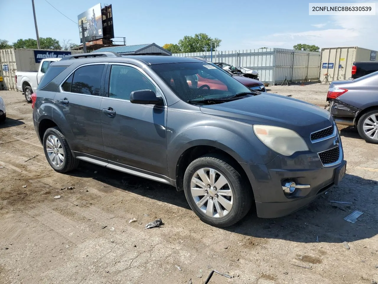 2CNFLNEC8B6330539 2011 Chevrolet Equinox Lt