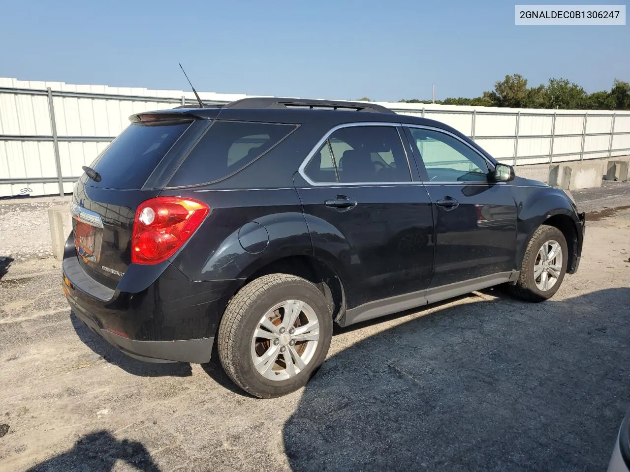 2GNALDEC0B1306247 2011 Chevrolet Equinox Lt