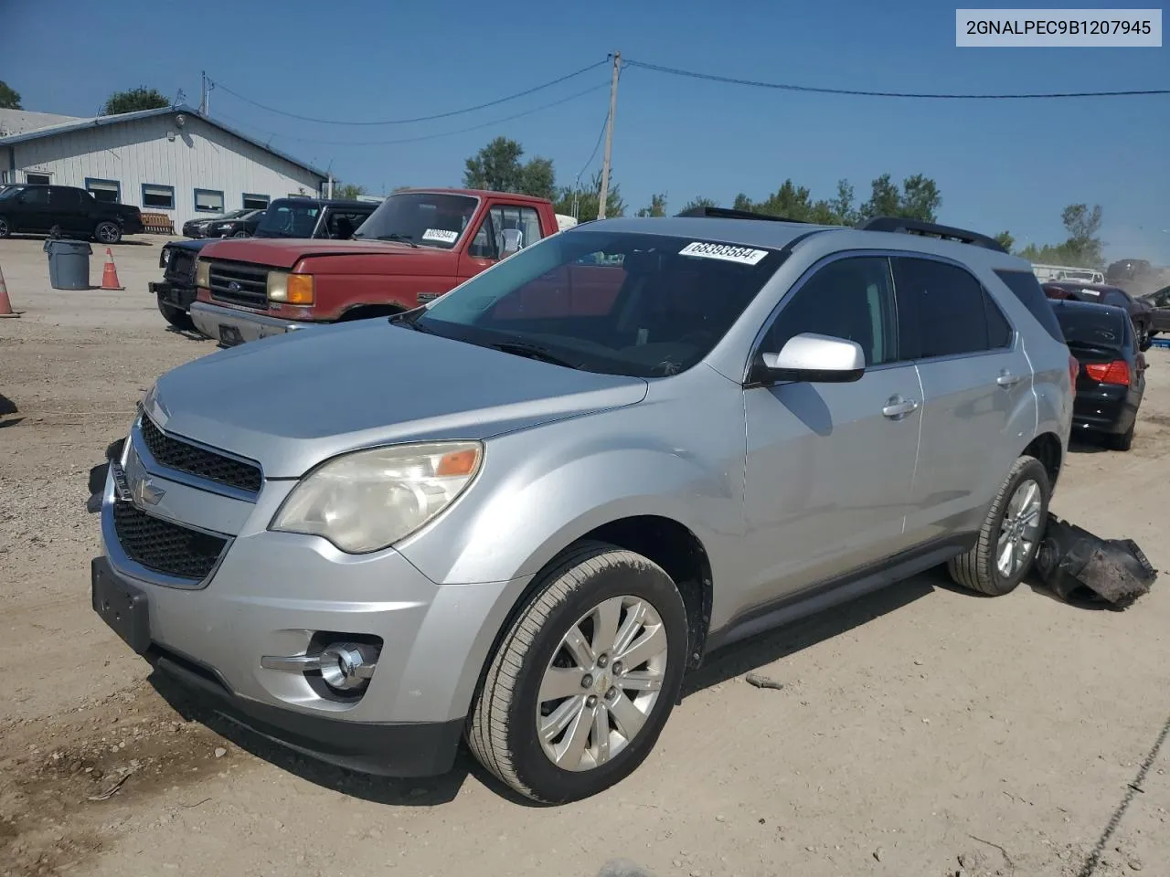 2011 Chevrolet Equinox Lt VIN: 2GNALPEC9B1207945 Lot: 68393584