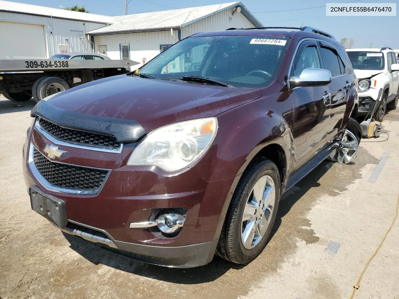 2011 Chevrolet Equinox Ltz VIN: 2CNFLFE55B6476470 Lot: 68667284