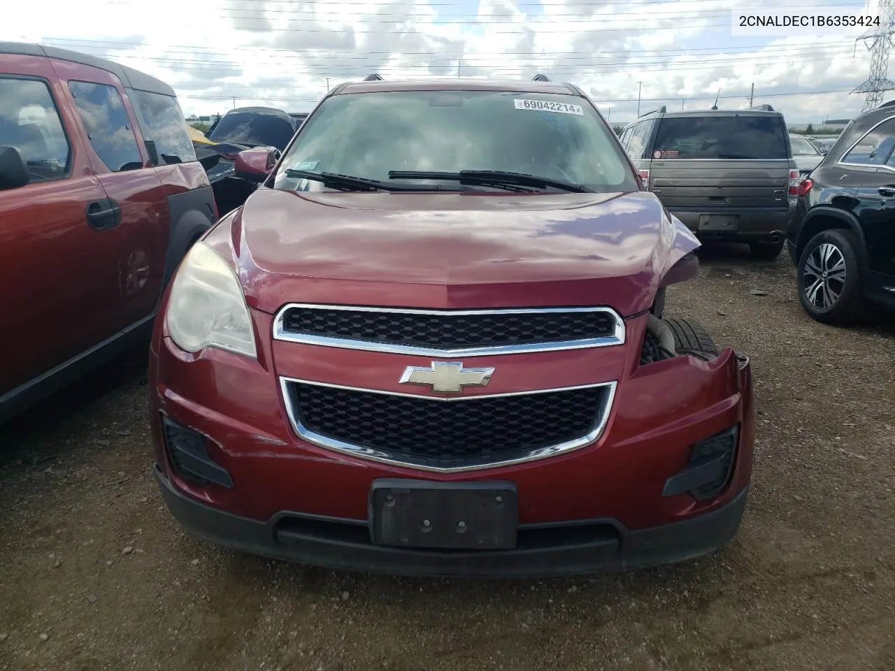 2011 Chevrolet Equinox Lt VIN: 2CNALDEC1B6353424 Lot: 69042214