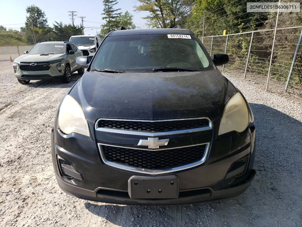 2011 Chevrolet Equinox Lt VIN: 2CNFLDE51B6306711 Lot: 69154214