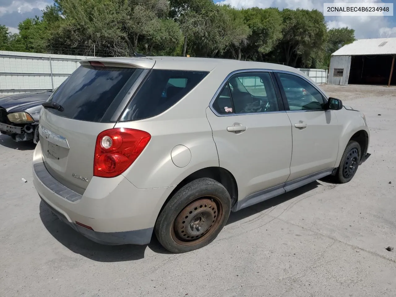 2011 Chevrolet Equinox Ls VIN: 2CNALBEC4B6234948 Lot: 69308064