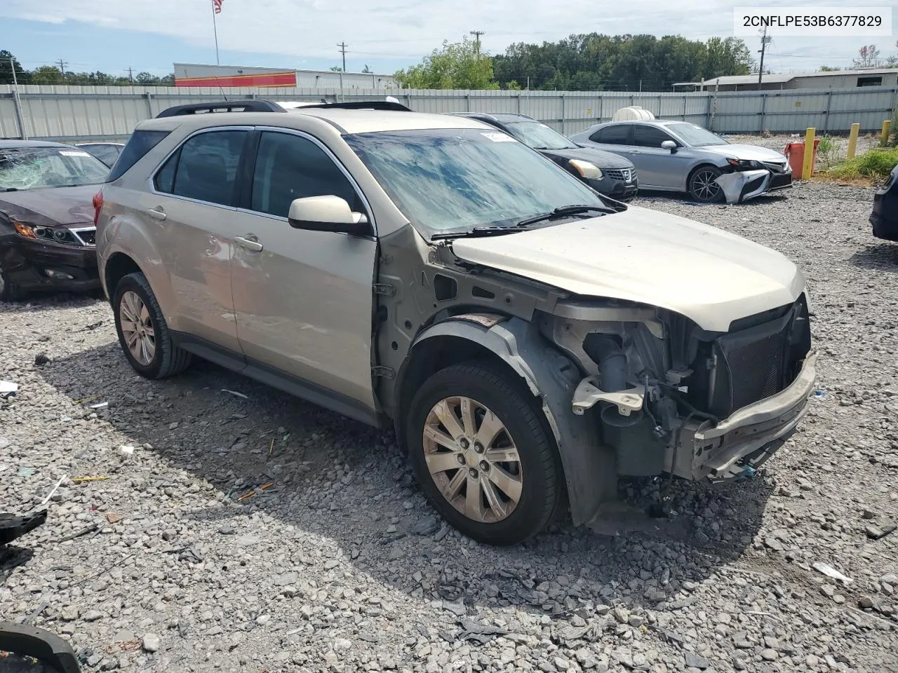 2011 Chevrolet Equinox Lt VIN: 2CNFLPE53B6377829 Lot: 69512734