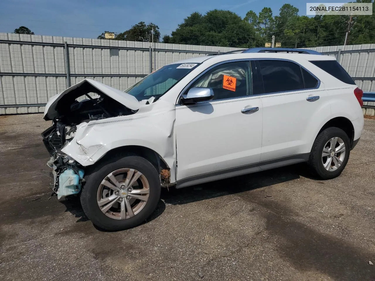 2011 Chevrolet Equinox Ltz VIN: 2GNALFEC2B1154113 Lot: 69539294