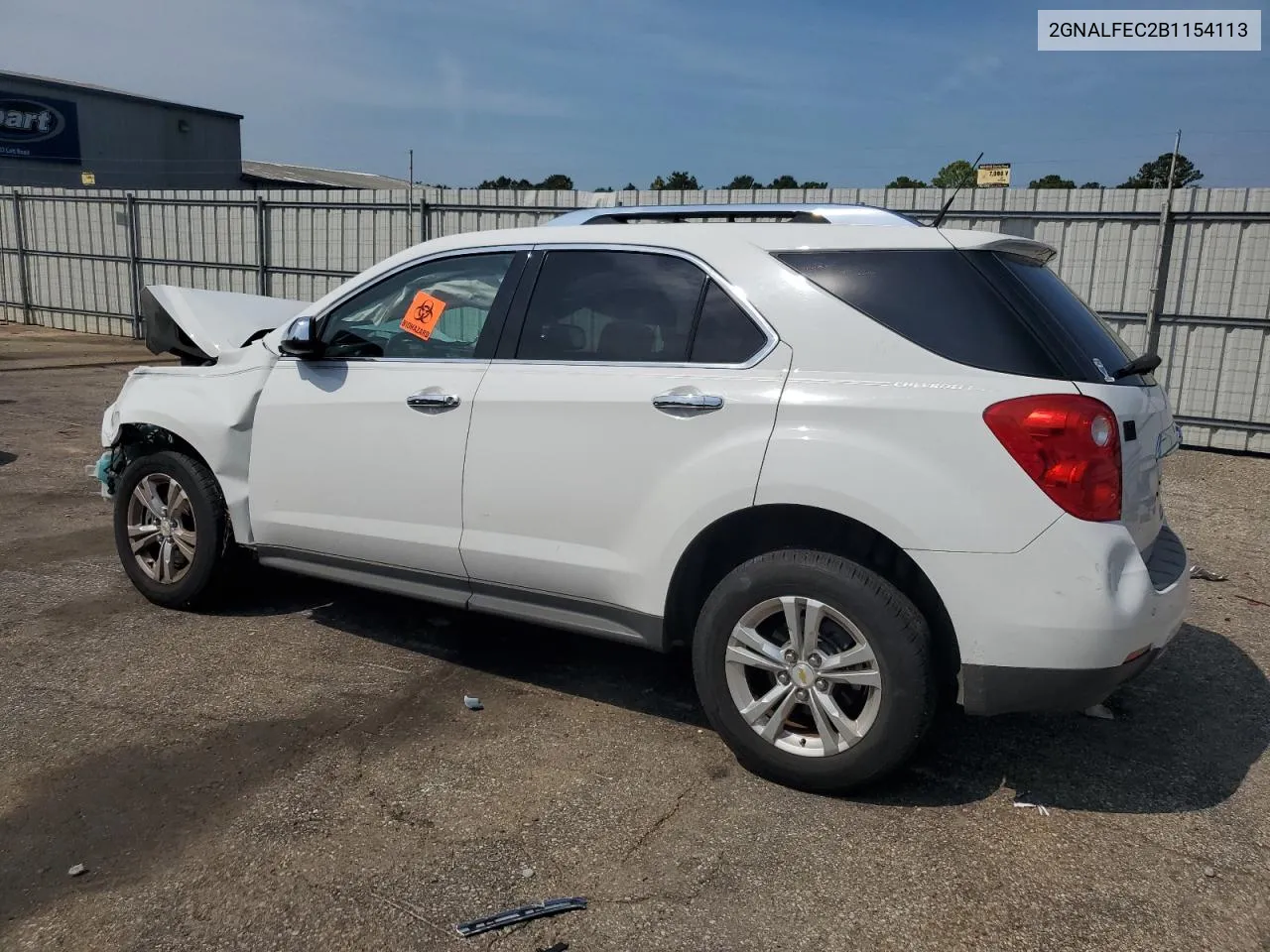 2011 Chevrolet Equinox Ltz VIN: 2GNALFEC2B1154113 Lot: 69539294