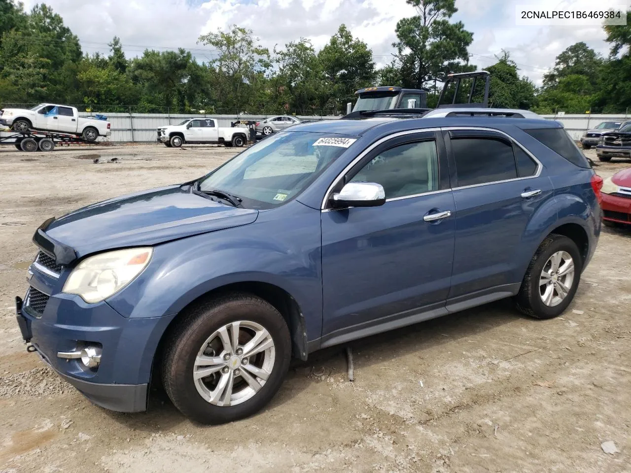 2CNALPEC1B6469384 2011 Chevrolet Equinox Lt