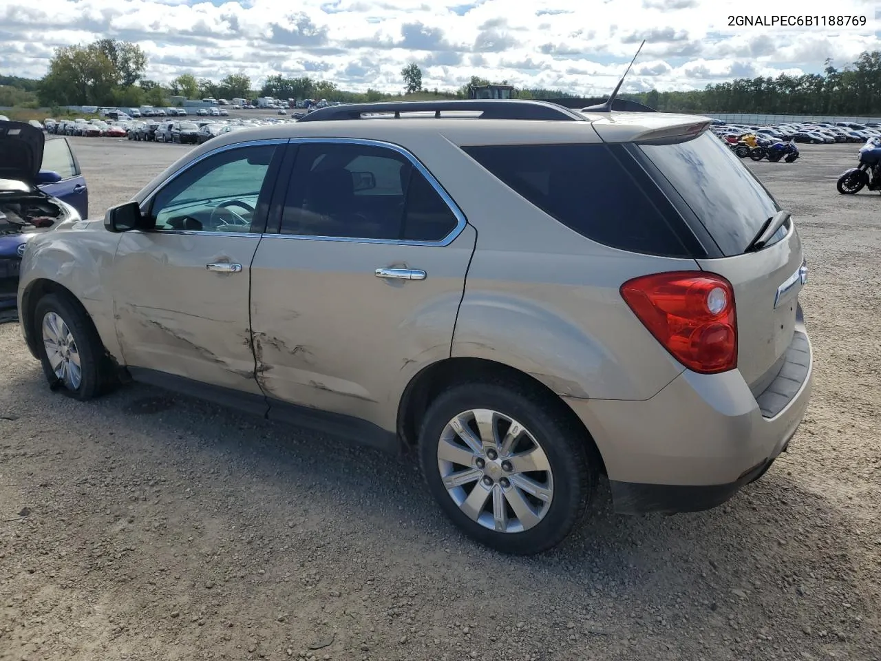 2GNALPEC6B1188769 2011 Chevrolet Equinox Lt