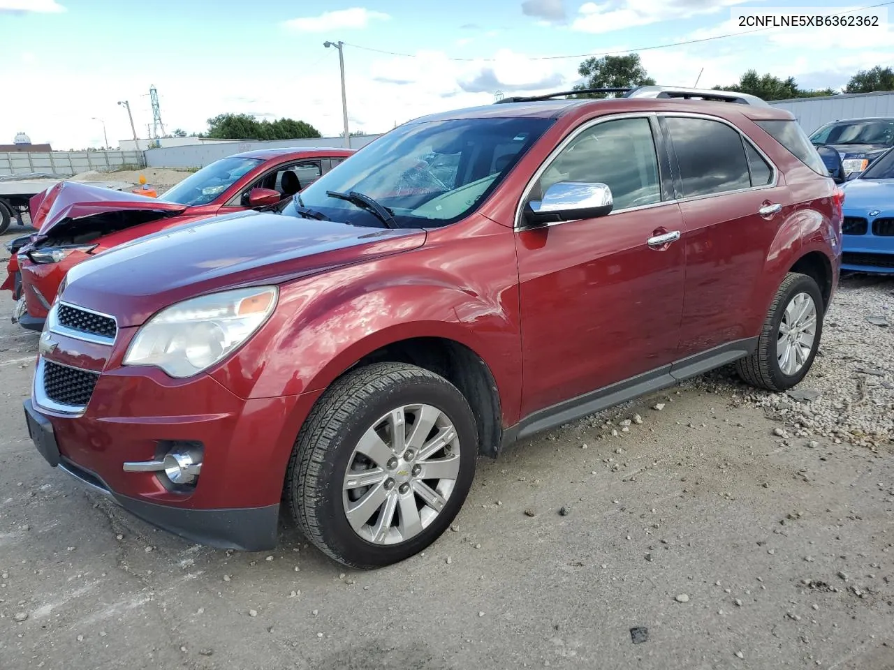 2011 Chevrolet Equinox Lt VIN: 2CNFLNE5XB6362362 Lot: 70469594