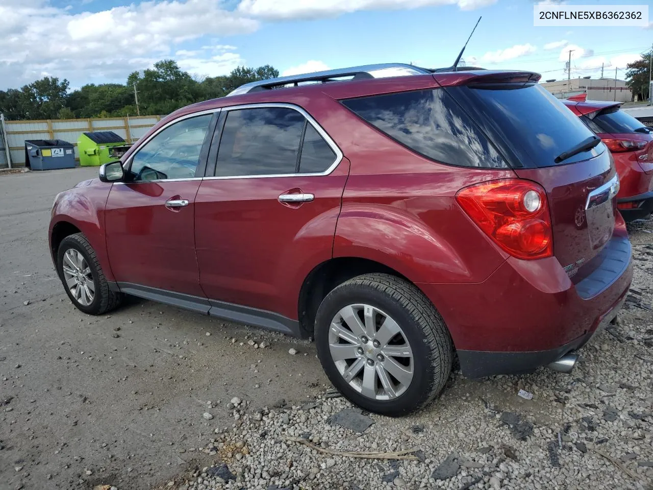 2CNFLNE5XB6362362 2011 Chevrolet Equinox Lt