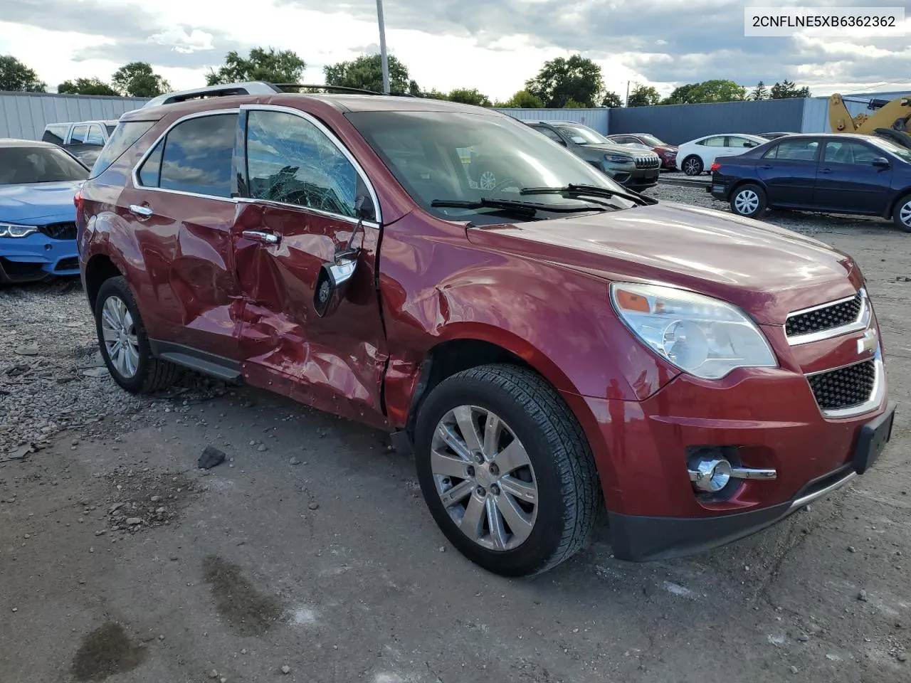 2011 Chevrolet Equinox Lt VIN: 2CNFLNE5XB6362362 Lot: 70469594