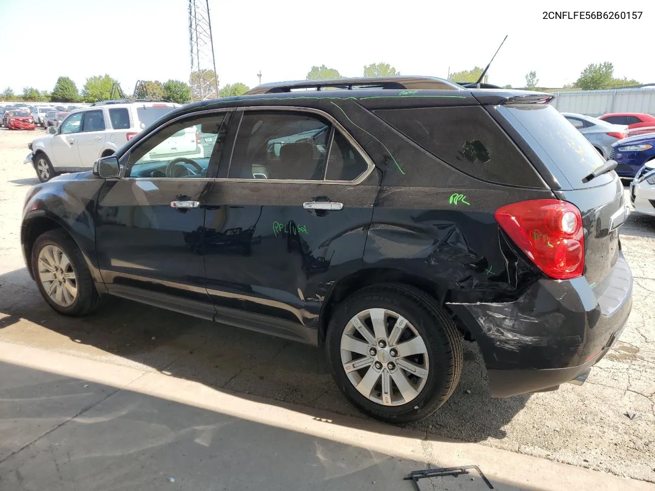 2011 Chevrolet Equinox Ltz VIN: 2CNFLFE56B6260157 Lot: 70474274