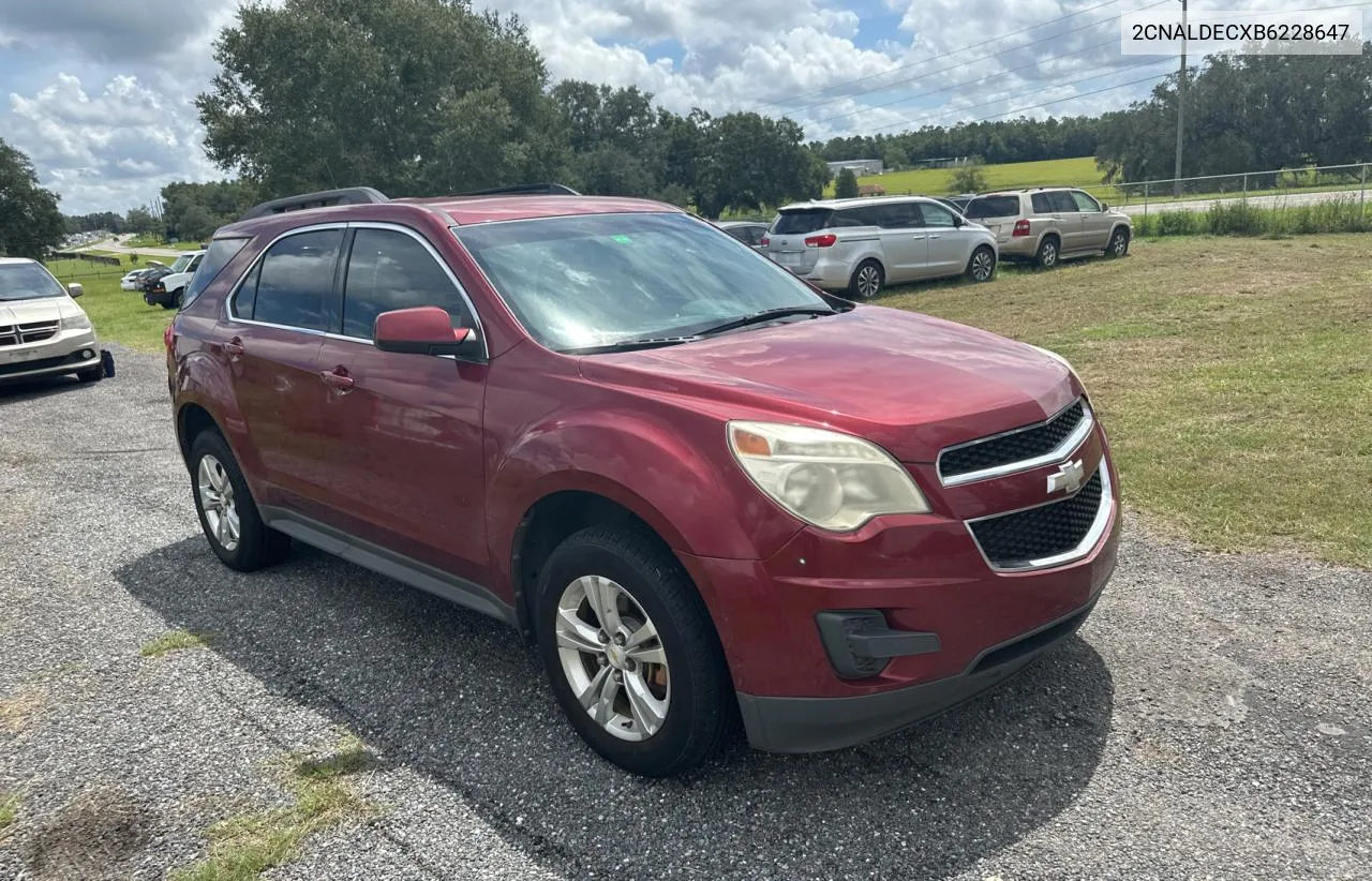 2CNALDECXB6228647 2011 Chevrolet Equinox Lt