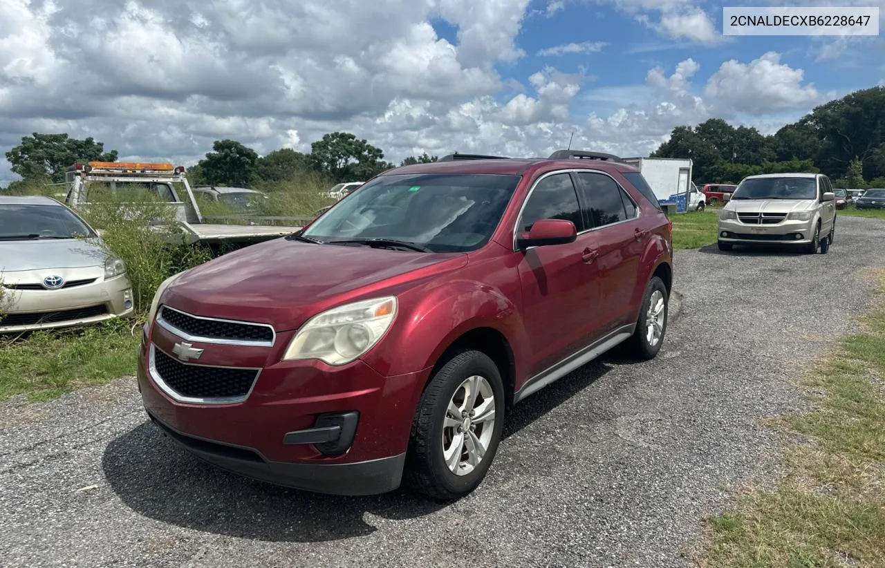 2CNALDECXB6228647 2011 Chevrolet Equinox Lt