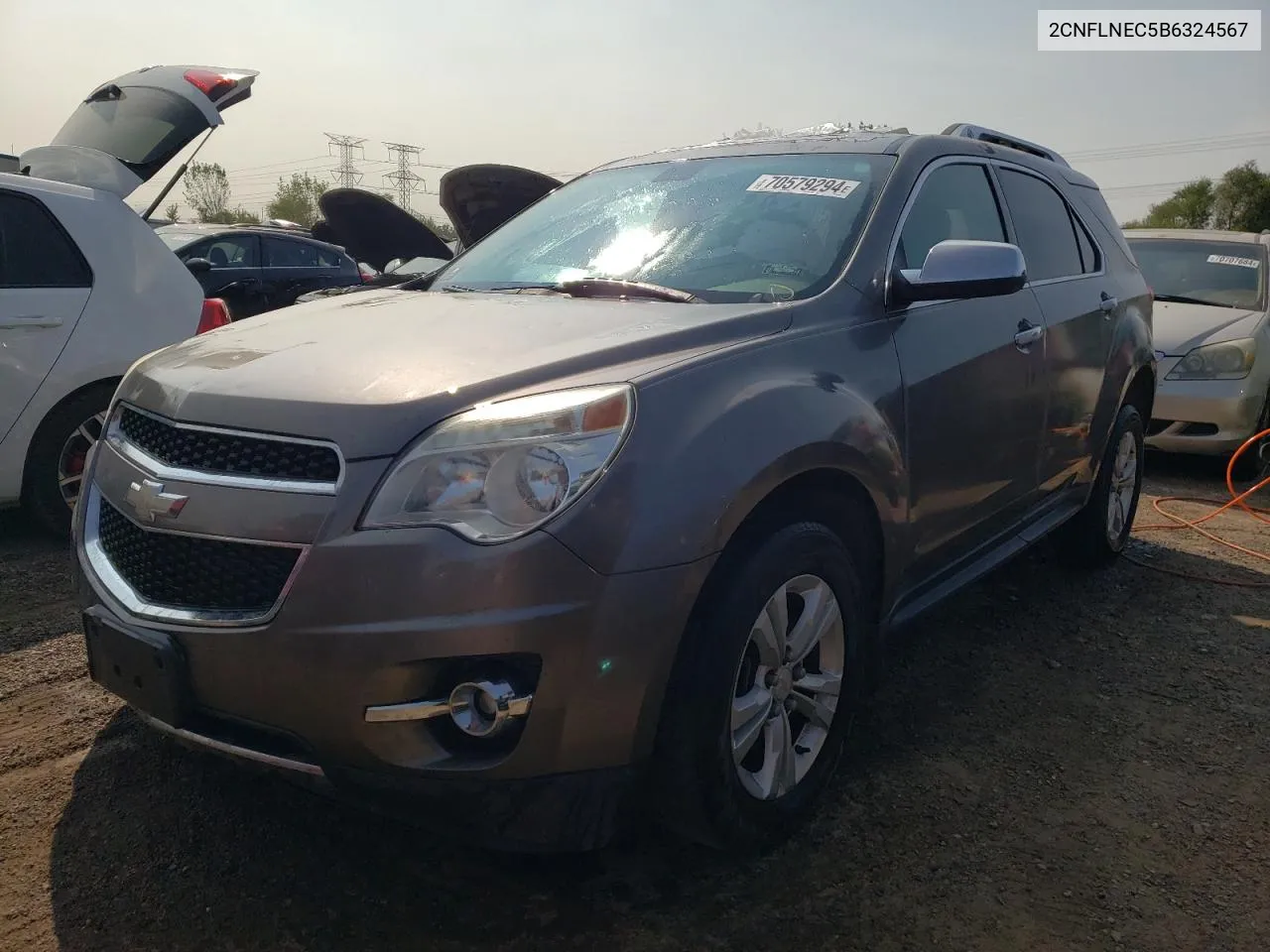 2011 Chevrolet Equinox Lt VIN: 2CNFLNEC5B6324567 Lot: 70579294