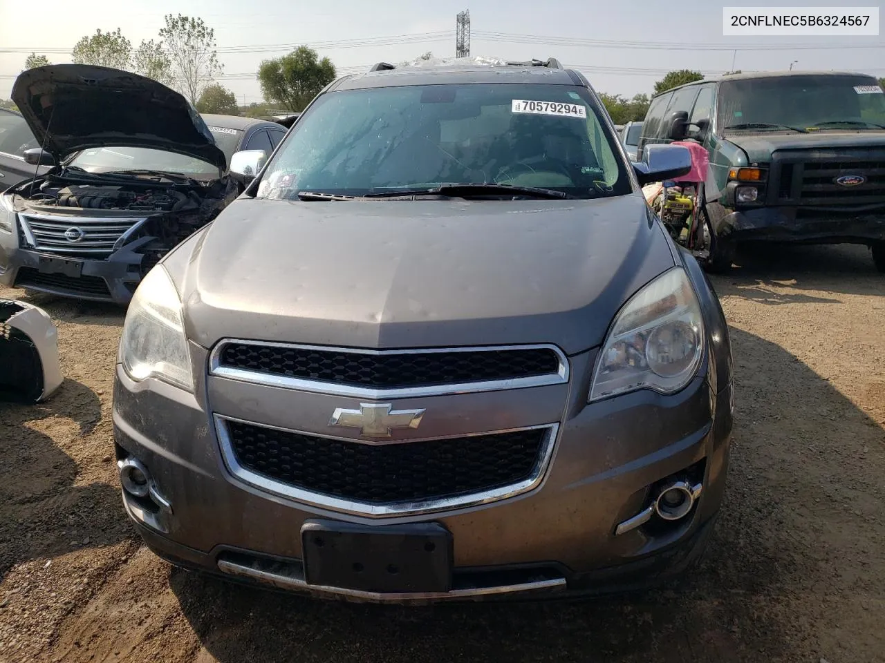 2011 Chevrolet Equinox Lt VIN: 2CNFLNEC5B6324567 Lot: 70579294