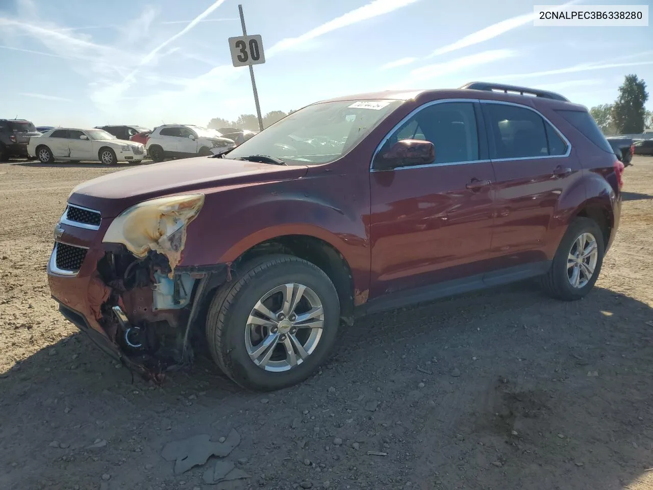 2011 Chevrolet Equinox Lt VIN: 2CNALPEC3B6338280 Lot: 70744754