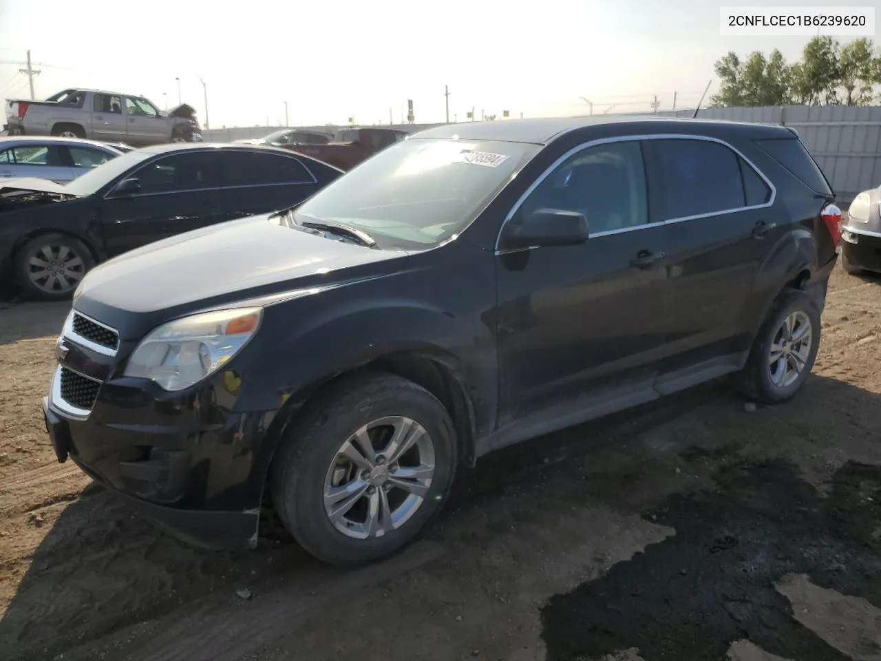 2CNFLCEC1B6239620 2011 Chevrolet Equinox Ls