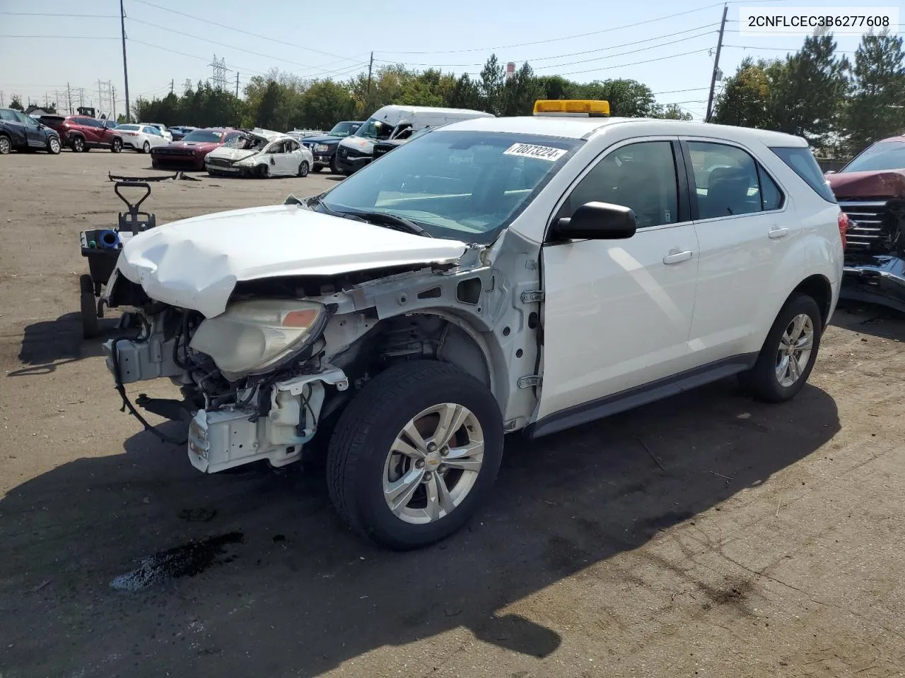 2CNFLCEC3B6277608 2011 Chevrolet Equinox Ls