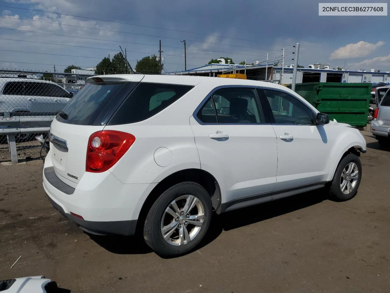 2CNFLCEC3B6277608 2011 Chevrolet Equinox Ls