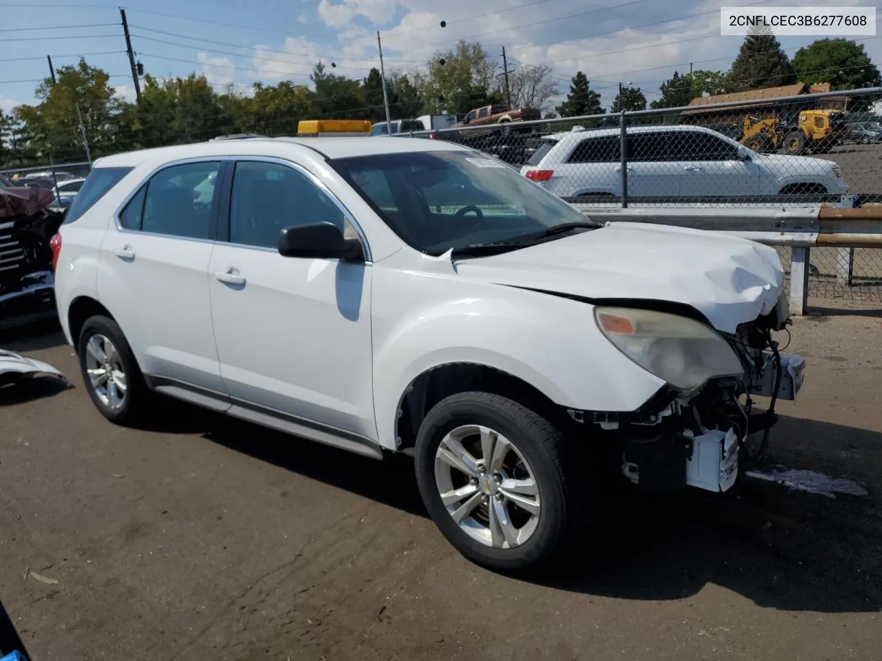 2CNFLCEC3B6277608 2011 Chevrolet Equinox Ls