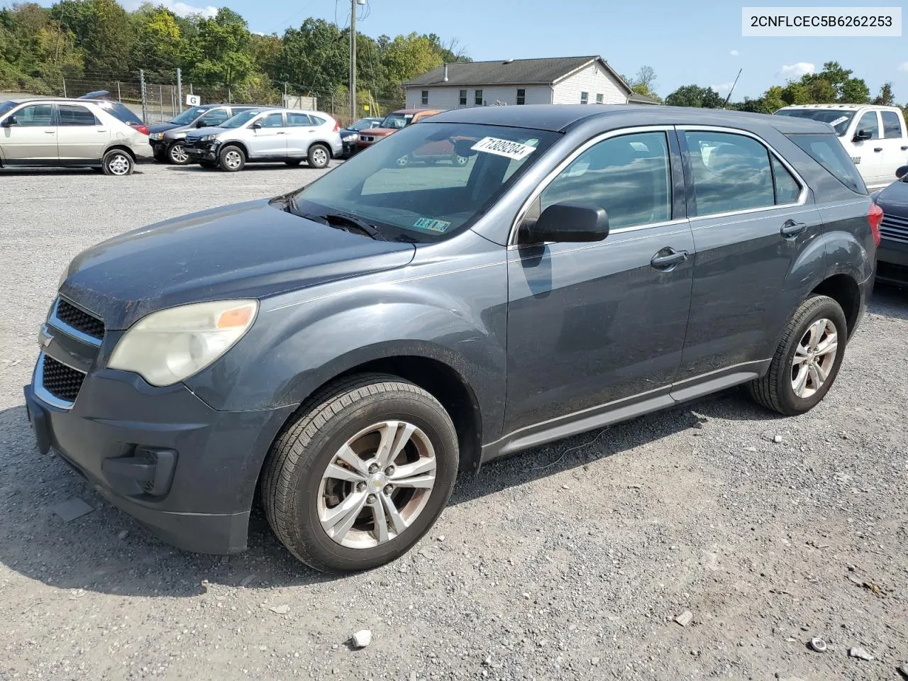 2011 Chevrolet Equinox Ls VIN: 2CNFLCEC5B6262253 Lot: 71309204