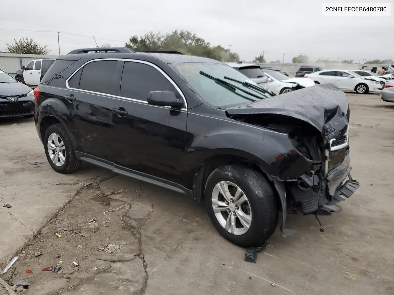 2011 Chevrolet Equinox Lt VIN: 2CNFLEEC6B6480780 Lot: 71375224