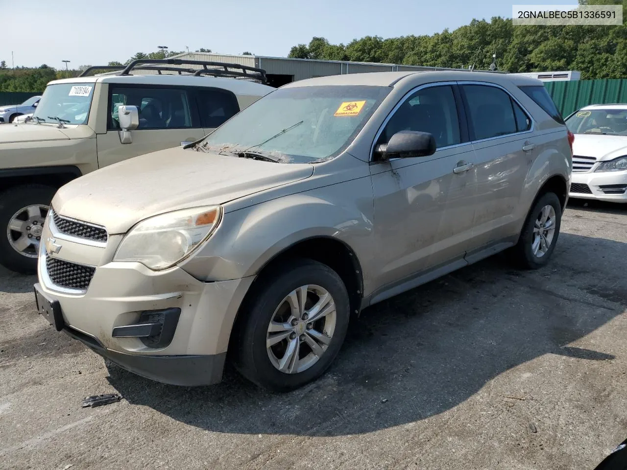 2011 Chevrolet Equinox Ls VIN: 2GNALBEC5B1336591 Lot: 71470634