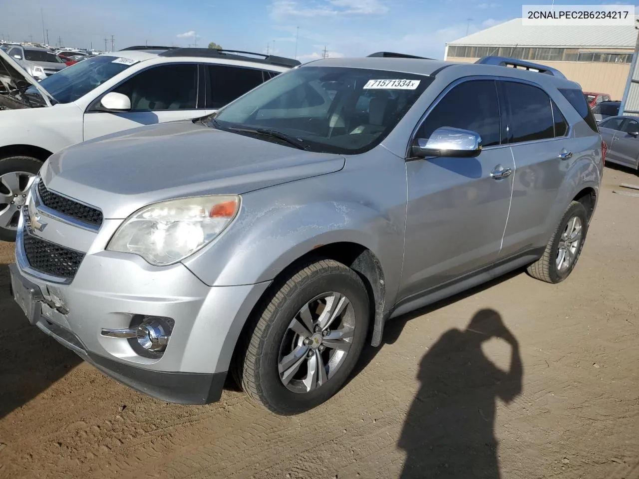 2CNALPEC2B6234217 2011 Chevrolet Equinox Lt