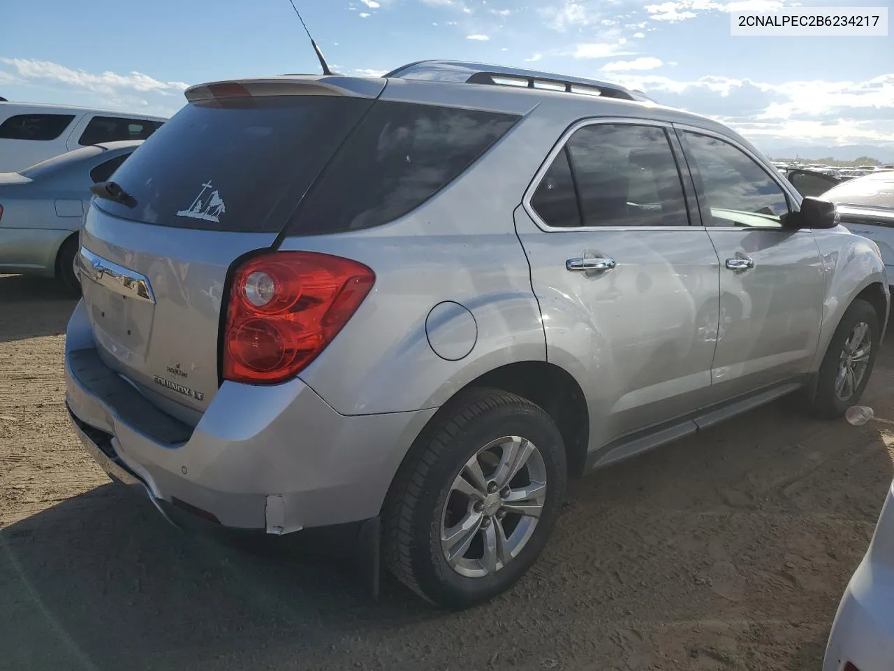 2CNALPEC2B6234217 2011 Chevrolet Equinox Lt