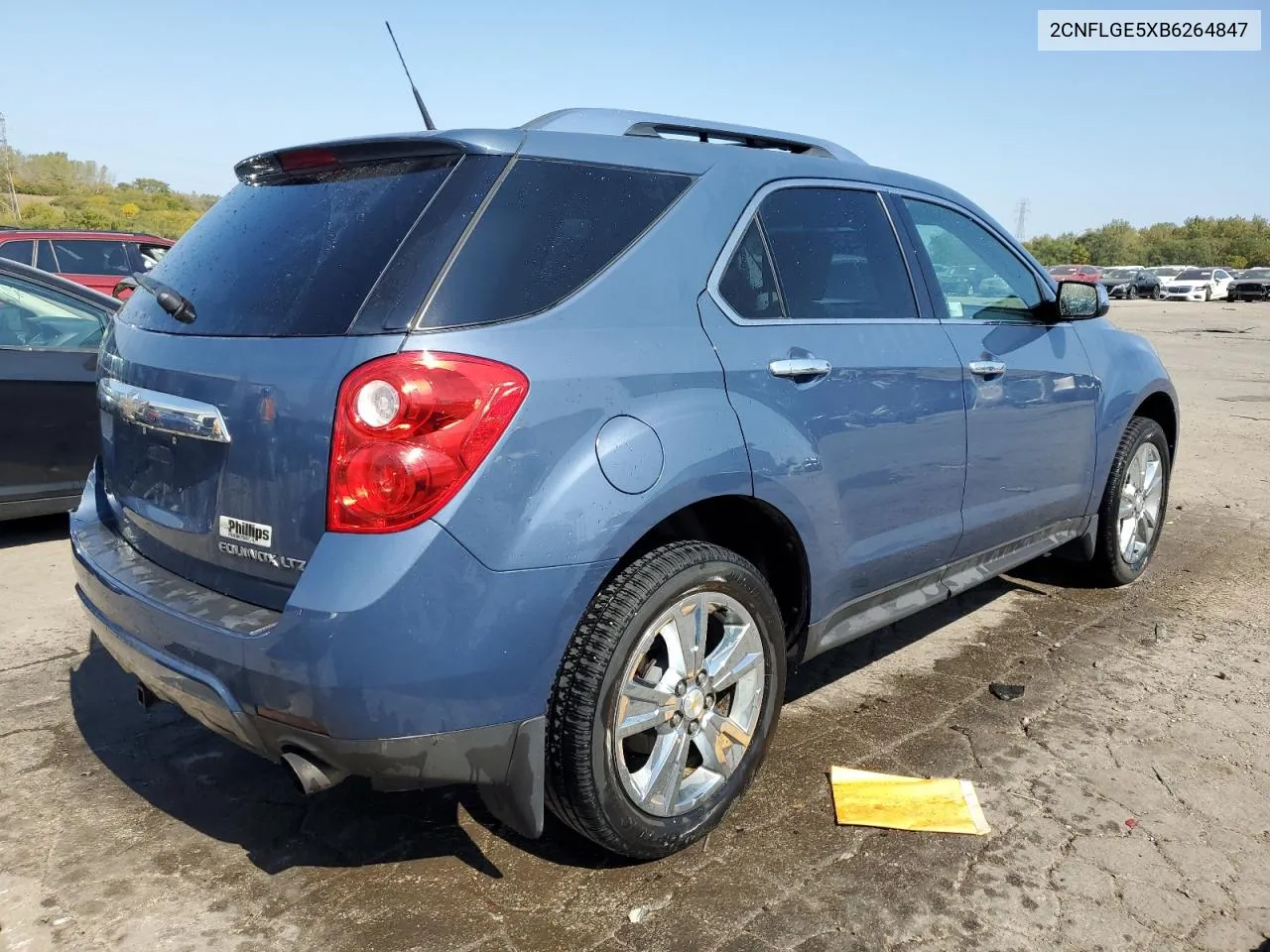 2CNFLGE5XB6264847 2011 Chevrolet Equinox Ltz