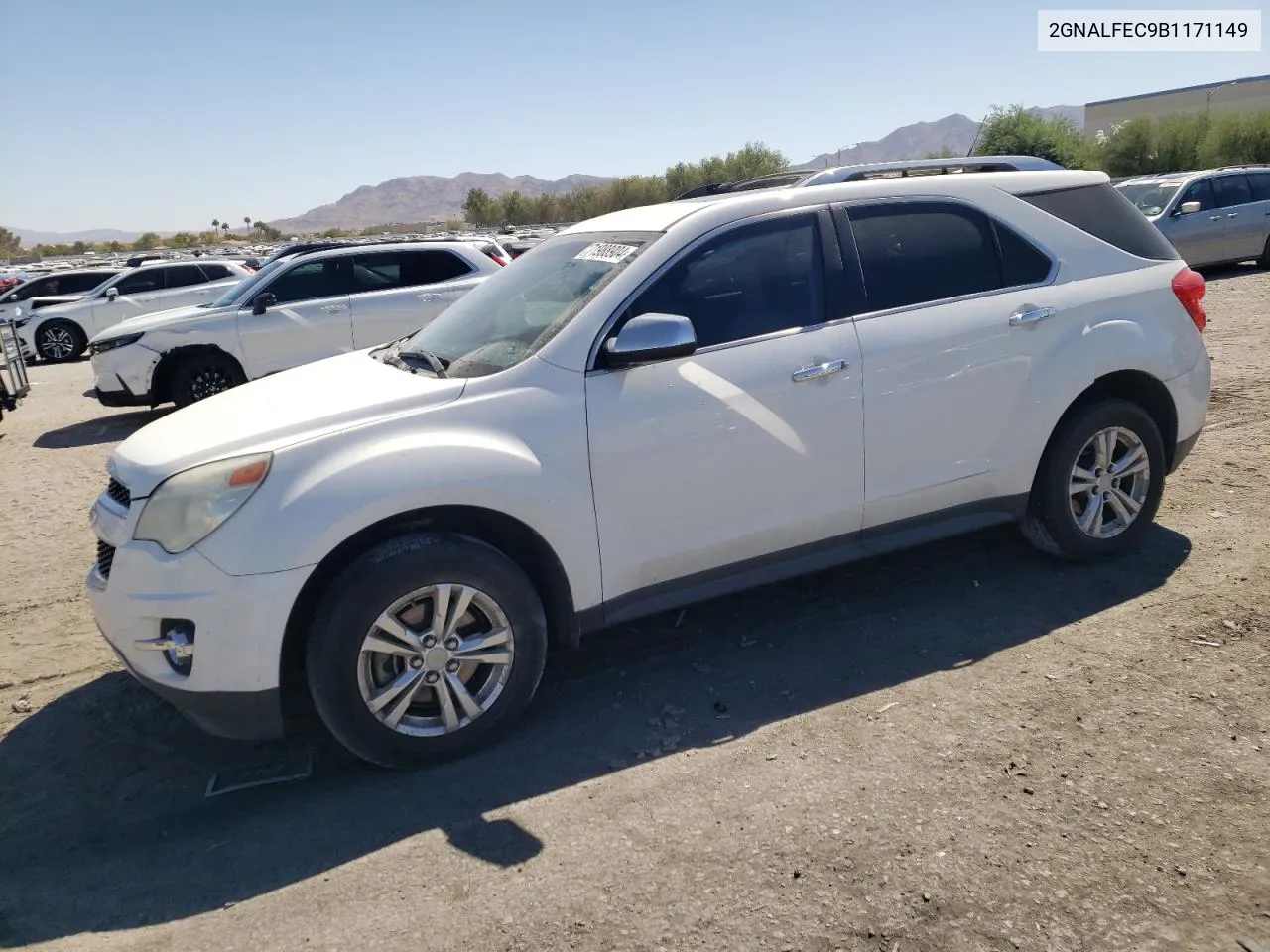 2011 Chevrolet Equinox Ltz VIN: 2GNALFEC9B1171149 Lot: 71988904