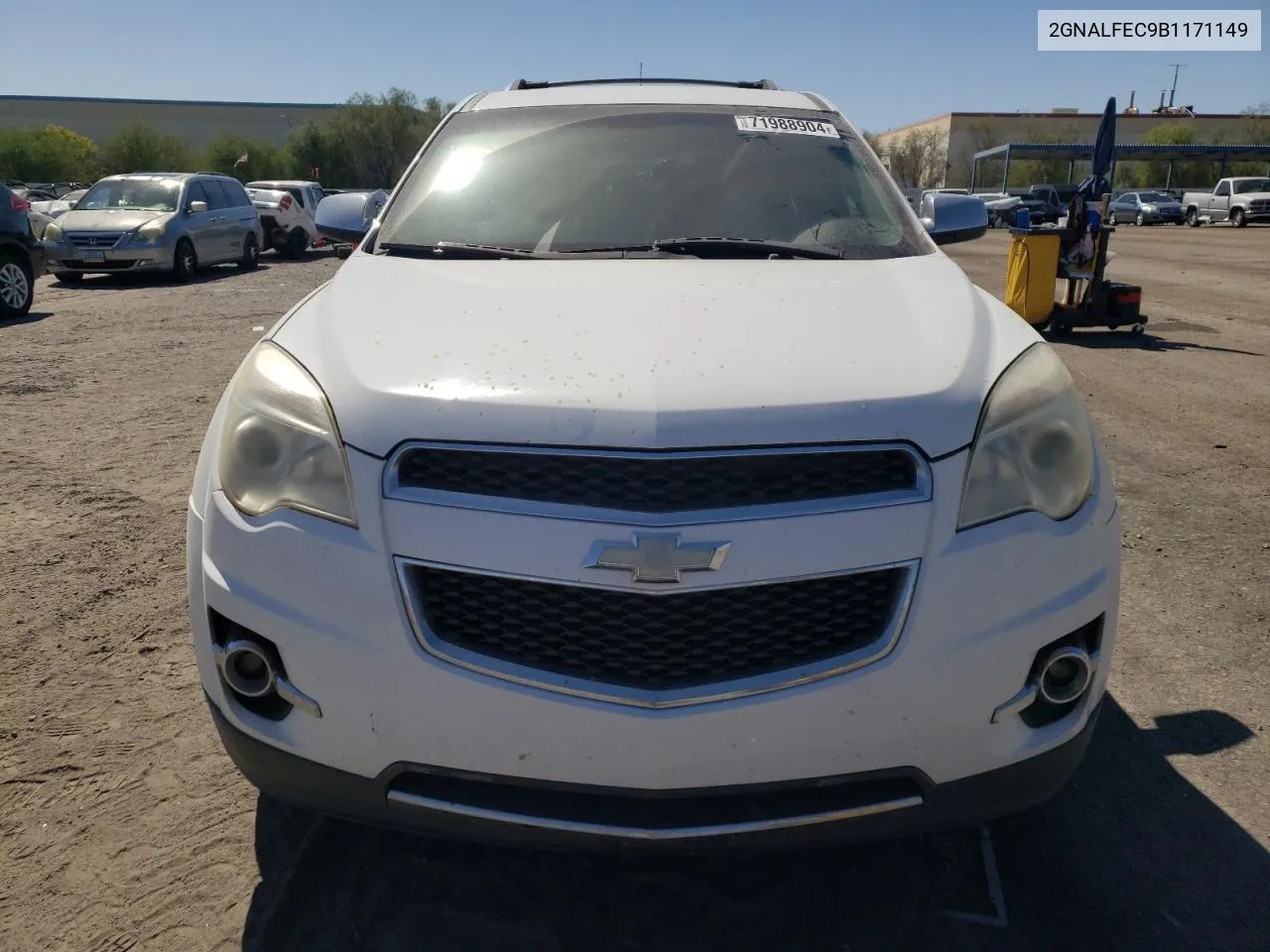 2011 Chevrolet Equinox Ltz VIN: 2GNALFEC9B1171149 Lot: 71988904