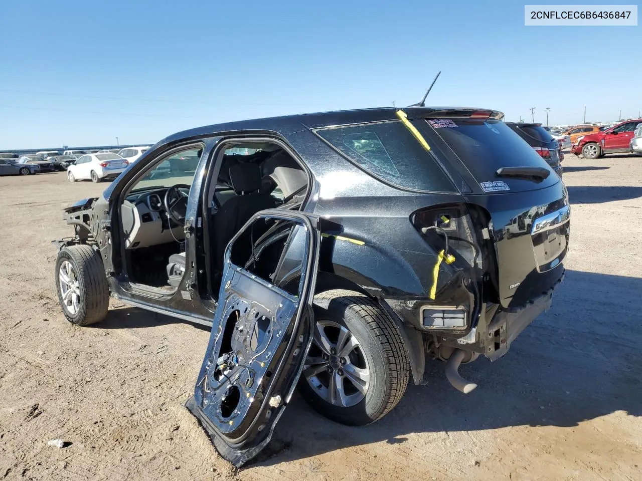 2011 Chevrolet Equinox Ls VIN: 2CNFLCEC6B6436847 Lot: 71993133