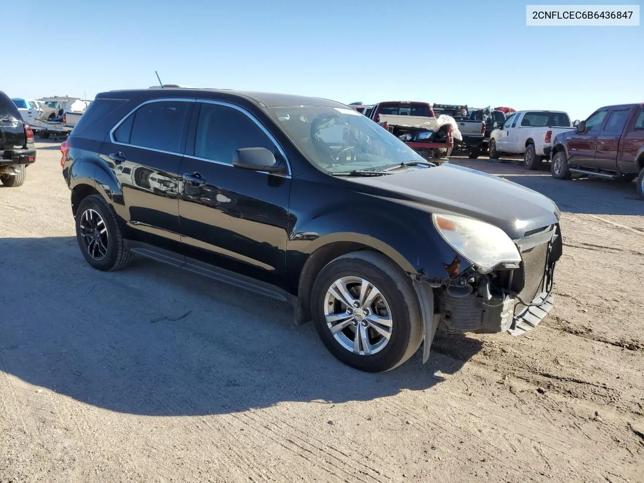 2011 Chevrolet Equinox Ls VIN: 2CNFLCEC6B6436847 Lot: 71993133