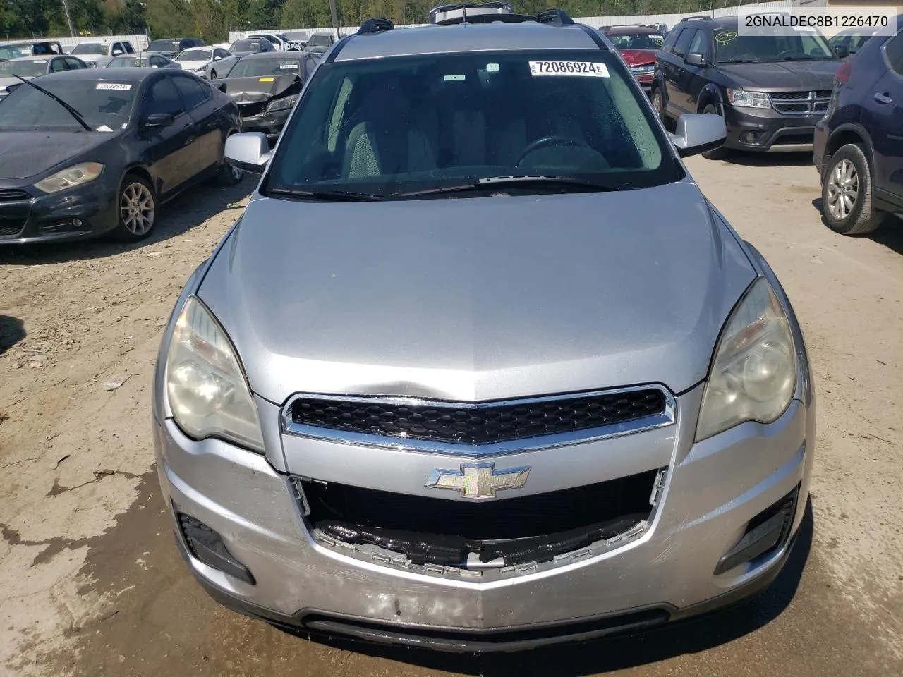 2011 Chevrolet Equinox Lt VIN: 2GNALDEC8B1226470 Lot: 72086924