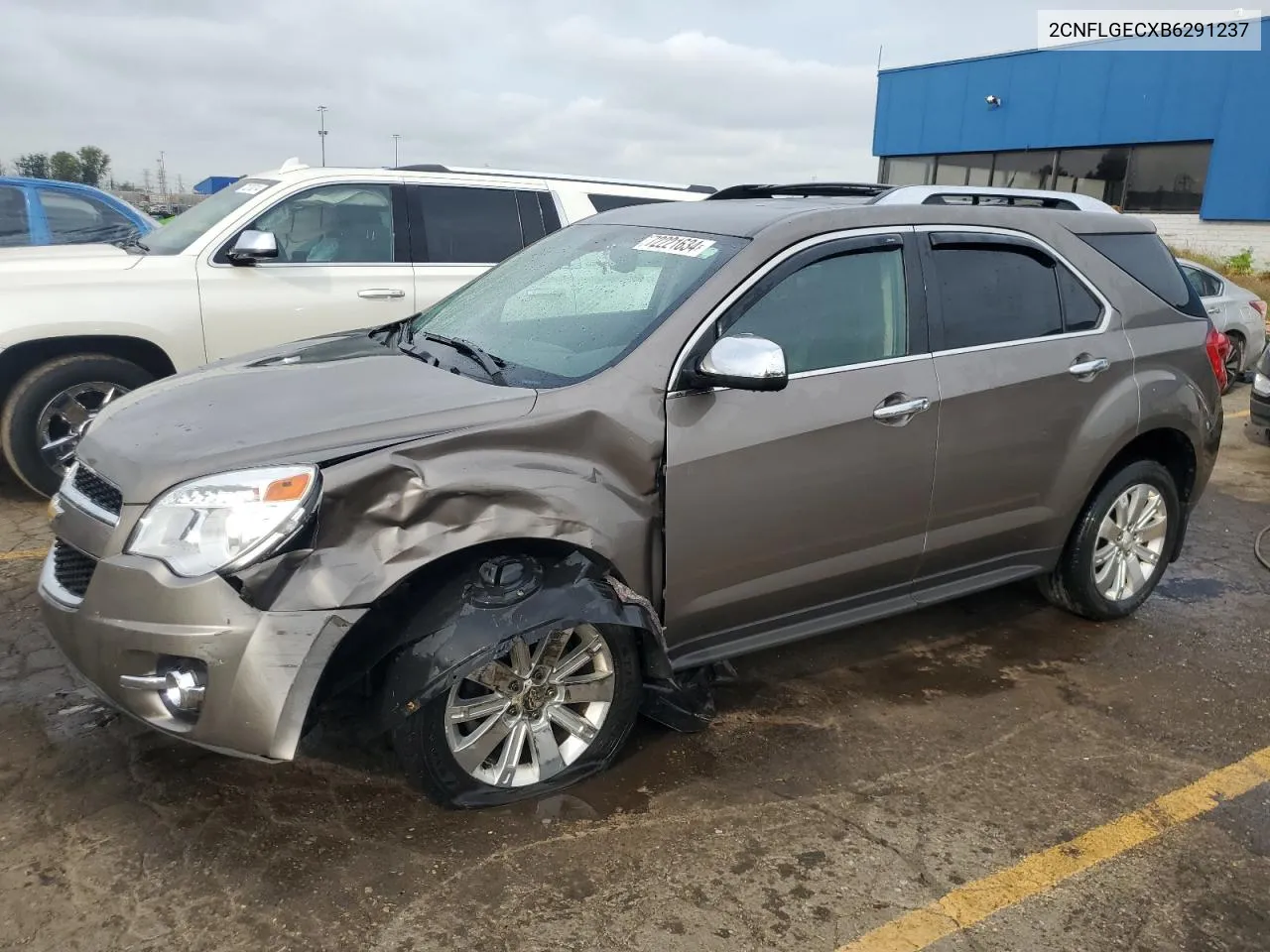 2011 Chevrolet Equinox Ltz VIN: 2CNFLGECXB6291237 Lot: 72221634