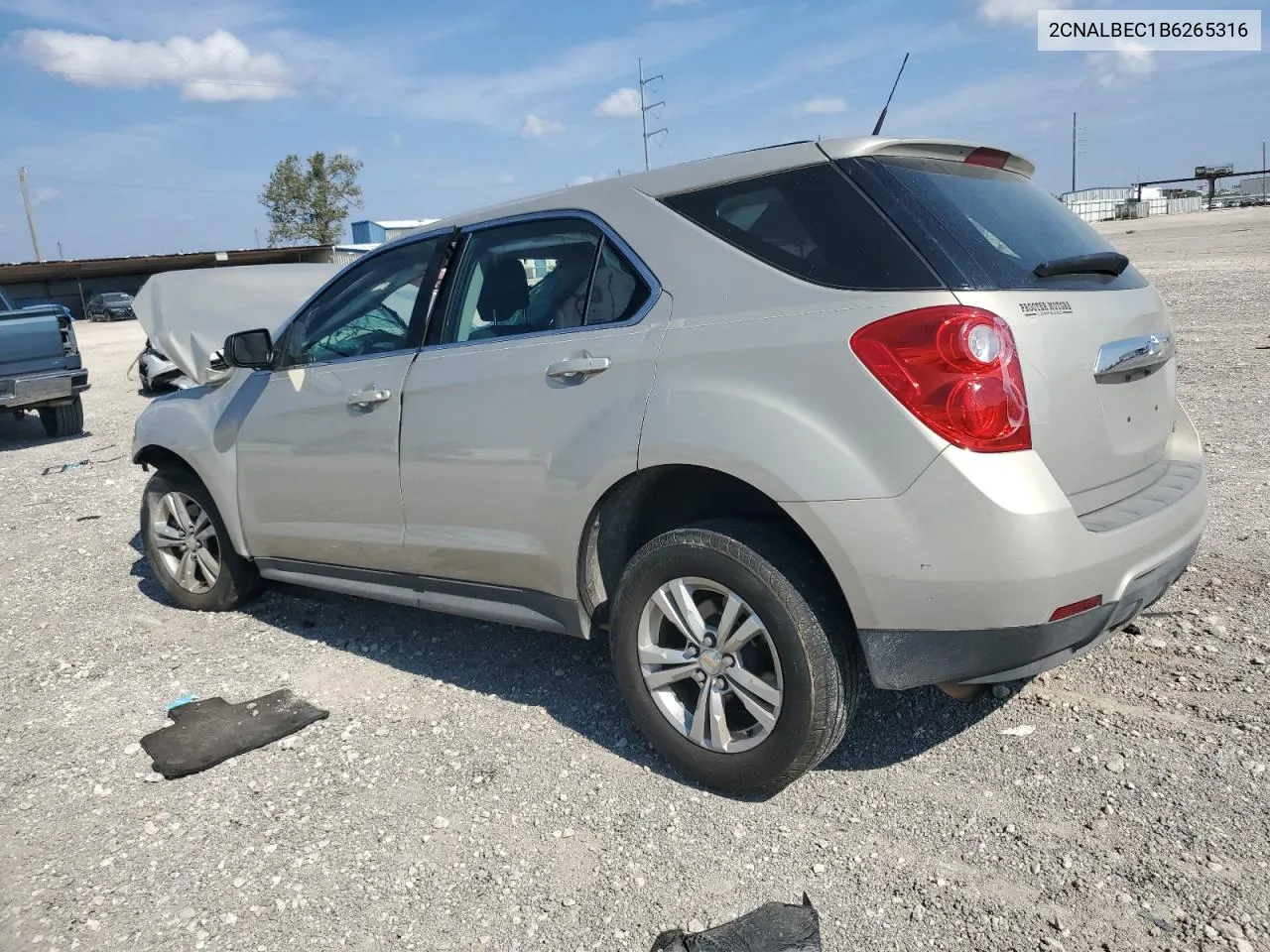 2011 Chevrolet Equinox Ls VIN: 2CNALBEC1B6265316 Lot: 72396234